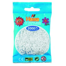 Hama Miniperlen 2000 Stk weiß (6)