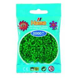 Hama Miniperlen 2000 Stk grün (6)