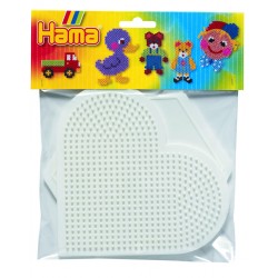Hama Stiftplatten grosss 2 im Beutel Herz u 6eckig (60)