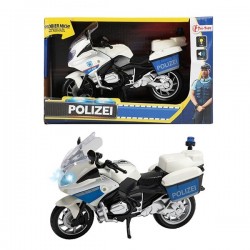 Polizei-Motorrad mit Licht & Ton