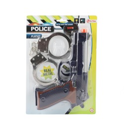 Polizei-Set mit Licht & Ton inkl.Handschellen